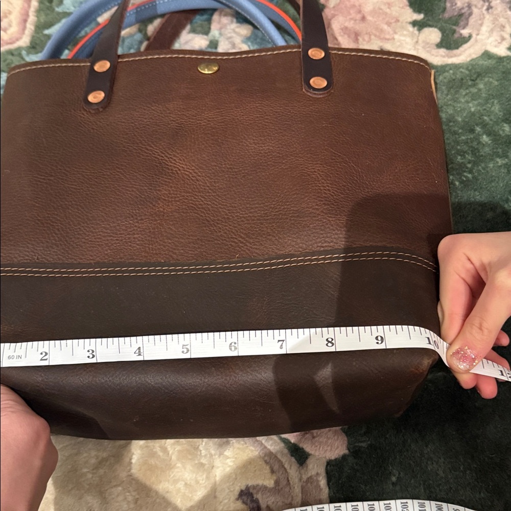 Brown Leather Tote Bag - Picture 4 of 7